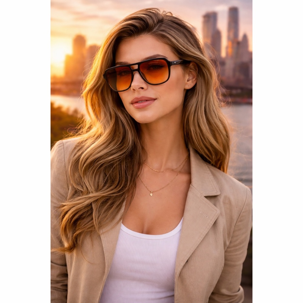 Super Cool Retro Large Frame Sunglasses